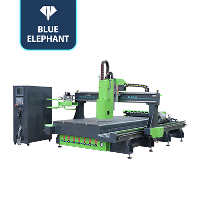 Custom 4 Axis Rotary CNC Router Machine with Double Tool Magzines for Sale in Mexico, Peru, South Africa